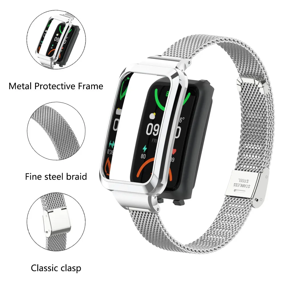 Suitable for Oppo Band 2 Stain - Mesh Strap Metal review and price