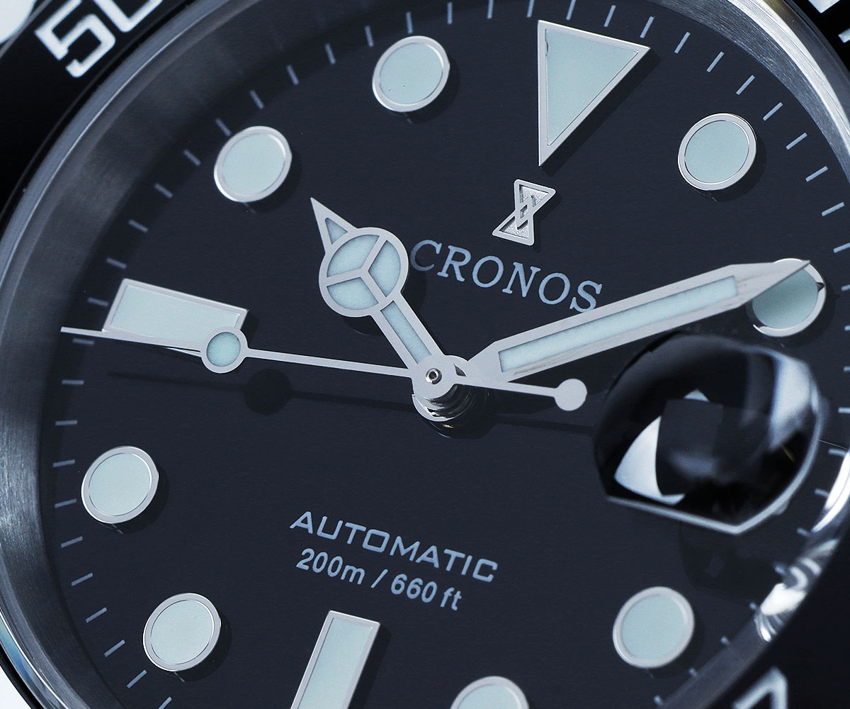 Cronos New 40mm Diver Men Watc - Rolex Watch Submariner review and price
