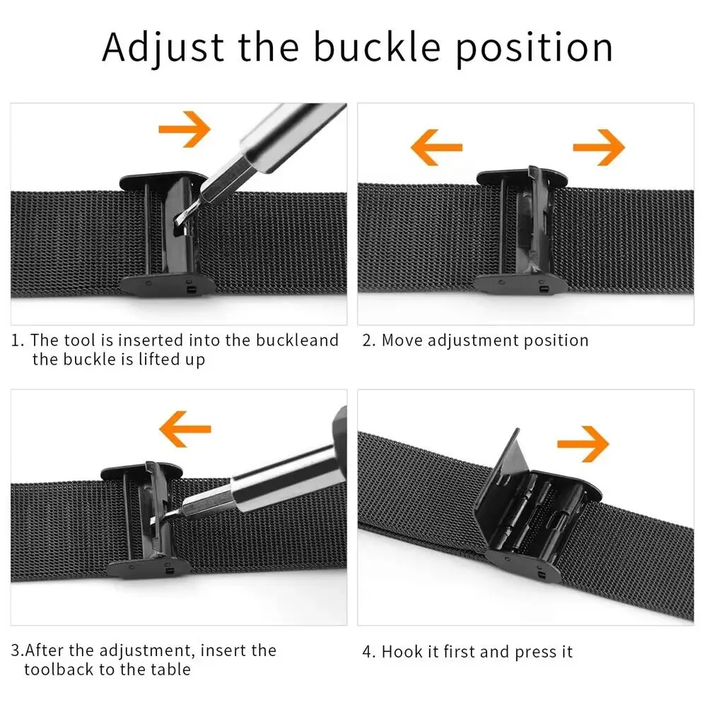 Metal Bands for Fitbit Versa 4 - Mesh Strap Metal review and price